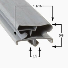 Traulsen Magnetic Gasket — OEM Replacement | Cooler & Freezer Door Seal | 3 or 4 - Sided | Custom Sizes Available