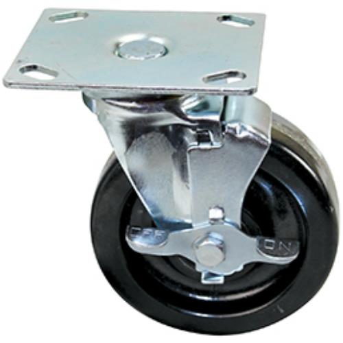 Traulsen Wheel Caster with Brake — 5" Wheel | 6" Overall Height | OEM Replacement