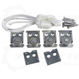 True 884605 cord guide pulley kit for commercial refrigeration sliding glass door self-closing system
