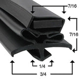 True Dart Mount / Snap - In Magnetic Gasket — Cooler & Freezer Door | 3 or 4 - Sided | Fits TRCB Series