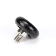 TRUE Door/Drawer Roller — 1 - 1/16" x 3/8" | Black Nylon Coated | OEM Replacement