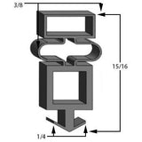 True Push - In Magnetic Gasket — Cooler & Freezer Door | 3 or 4 - Sided | Custom Sizes Available (PD - 125)