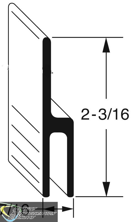 Victory wiper gasket and door-bottom sweep profile