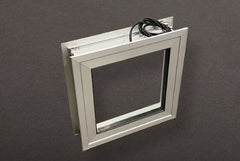 Walk - In Cooler & Freezer Heated Window – Triple Pane, 120V/60Hz, Brushed Aluminum Frame