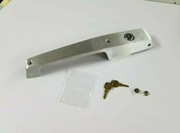 Walk - In Cooler / Freezer Pull Handle — Fixed Mount | Key Cylinder Lock & Padlock Provision | Light - Duty Doors