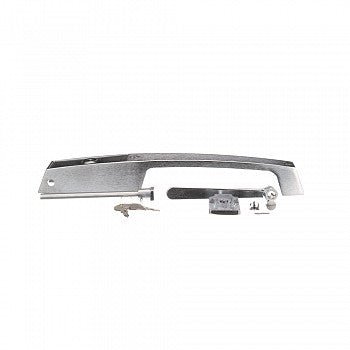 Walk - In Cooler / Freezer Pull Handle — Flush Mount | Includes Cylinder Lock, Keys & Inside Release | Concealed Mounting