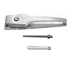 Walk-in cooler pull handle with inside release brushed chrome