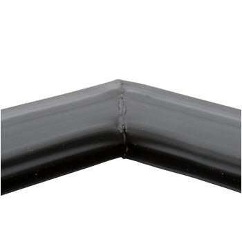zero zone black magnetic gasket dart mounted profile for cooler and freezer door sealing