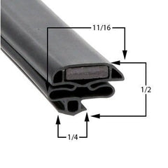 Zero Zone Magnetic Gasket — Dart Mount Style
