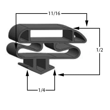 Zero Zone Magnetic Gasket — Dart Mount Style